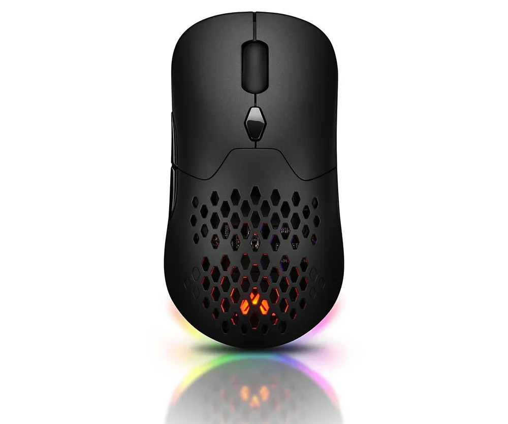 

Newest 3 Mode 2.4G BT 5.0 USB Mouse Black Red Honeycomb Shell Mouse Maus Portable Optical RGB Gaming Mouse