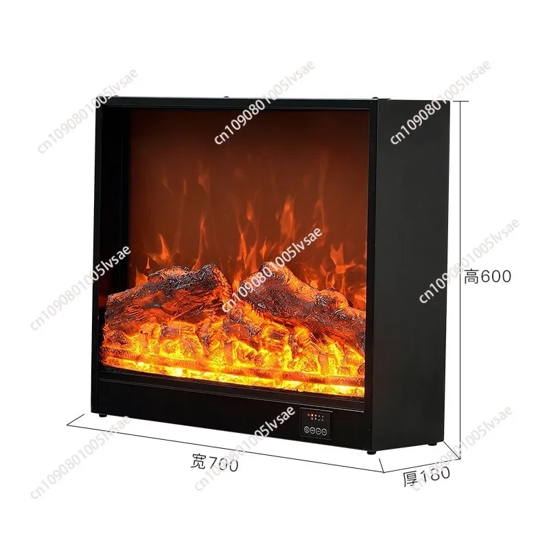 Electric Fireplaces Recessed Wall Mounted Fireplace Insert 80 Inch Wide Heater LED Fire Place Remote Control & Touch Screen