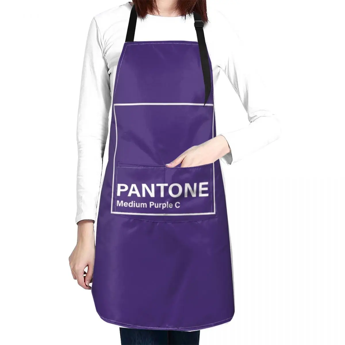 PANTONE Medium Purple C Apron christmas decoration nail tech supplies Christmas gift Apron