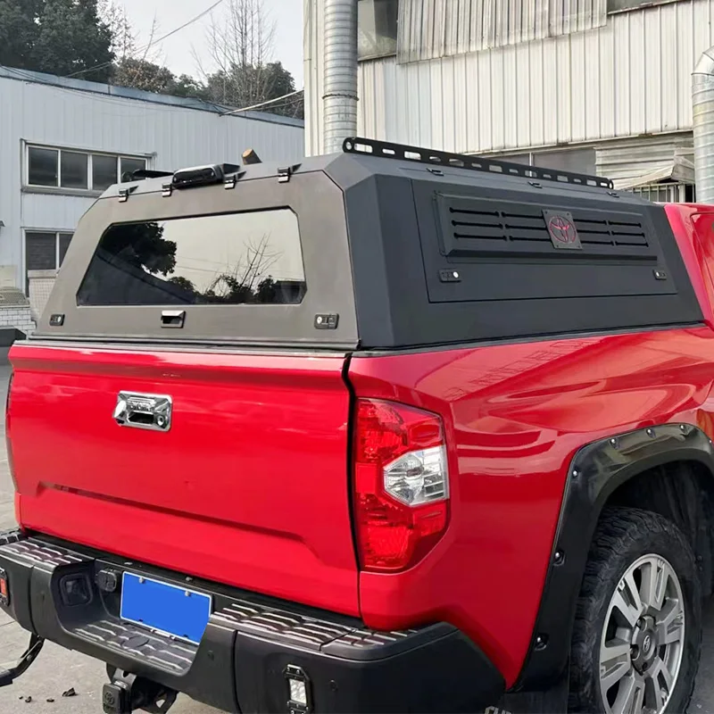 

Pickup Canopy Camper Hardtop Truck Topper Bed Cap Aluminium Canopy for Toyota Tundra Gladiator Canopy Camper for Toyota Tundra