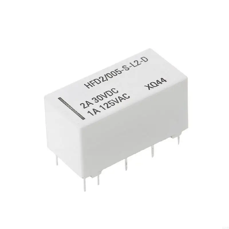A2UD 5V cuộn dây bistable rơle bistable dpdt 2a 30vdc 1a 125vac hfd2/005-s-l2-d realy