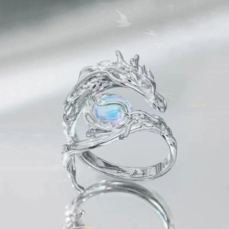 Honkai Star Rail Dan Heng Imbibitor Lunae Cosplay Ring Unisex Verstellbarer Ring Schmuck Accessoire Ornament Requisite – Detail 2