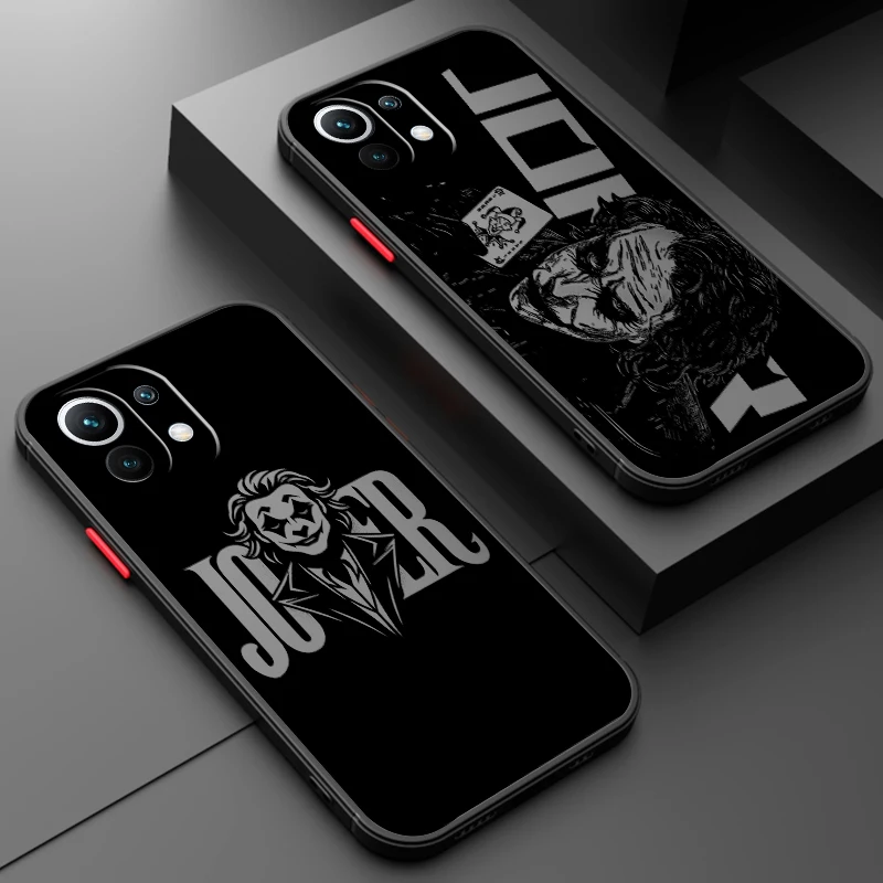 

J-Jokers Luxury Anime Art Frosted Translucent For Xiaomi Mi 13 12 12T 11T 11 11i 10T 10 9T Pro Lite Ultra 5G Cover Phone Case
