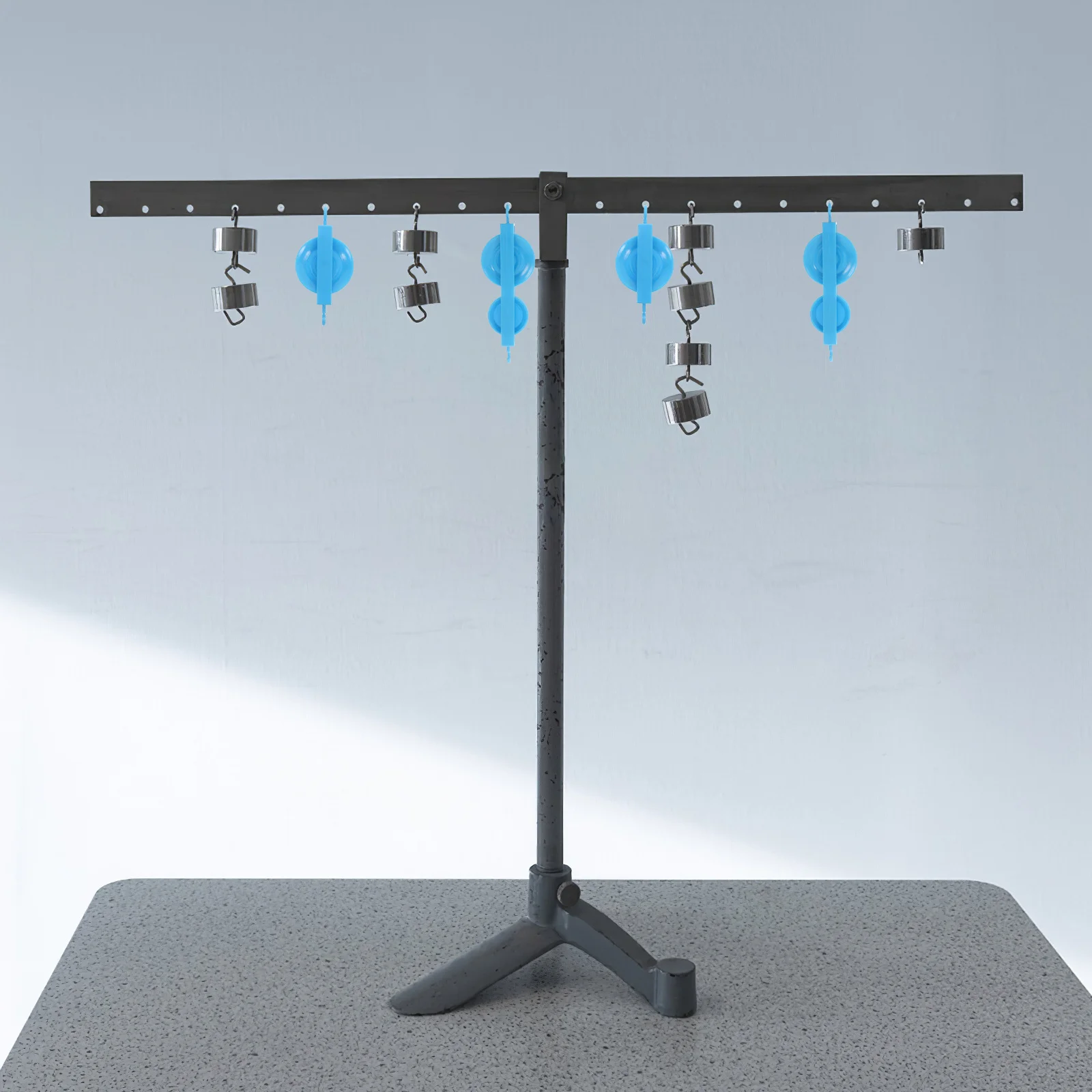 10Pcs Plastic Pulley Set for Physics Mechanics Experiments Versatile Options Smooth Operation Portable Design Student Aid