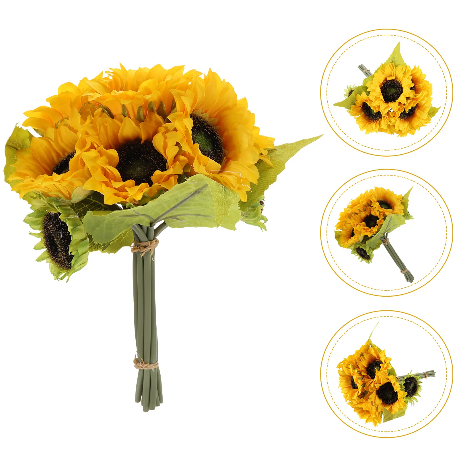 

Simulated Sunflower Bouquet Decor Realistic Artificial Flowers for Outdoors Birthday Ambience Props Bride