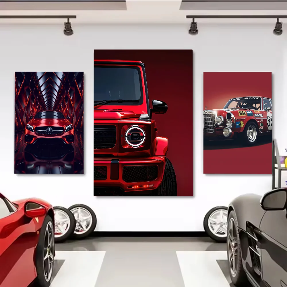 Rotes M-Mercedes B-Benz Poster – Home Decor Living Room Ideas Bewertung und Preis