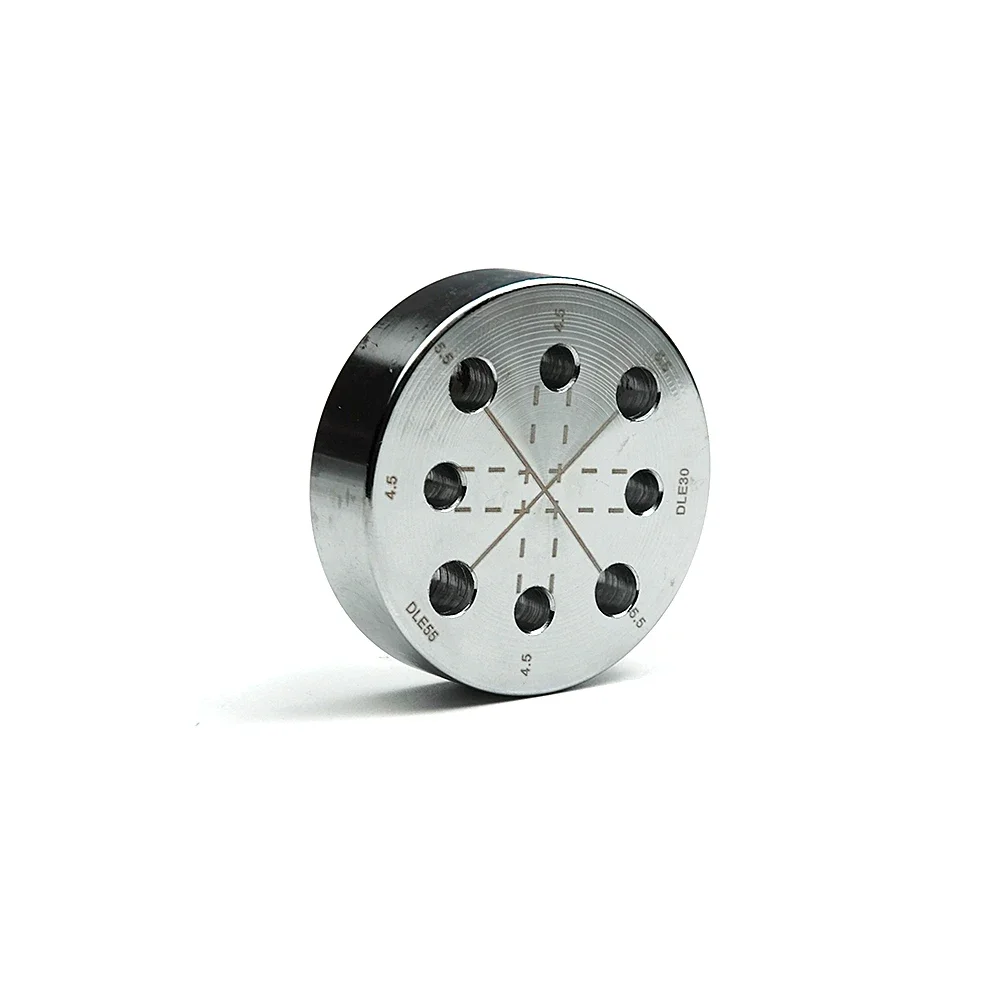 Plantilla de taladro de hélice para DLE30 DLE55 EME55 guía de taladro de hélice de Metal con tornillo para modelo de juguete RC