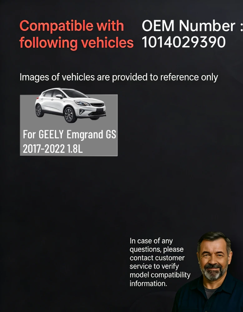 For Geely Emgrand GS 1.8L 2016-2021 THREEON High Performance Front Brake Pads Less Noise Formula