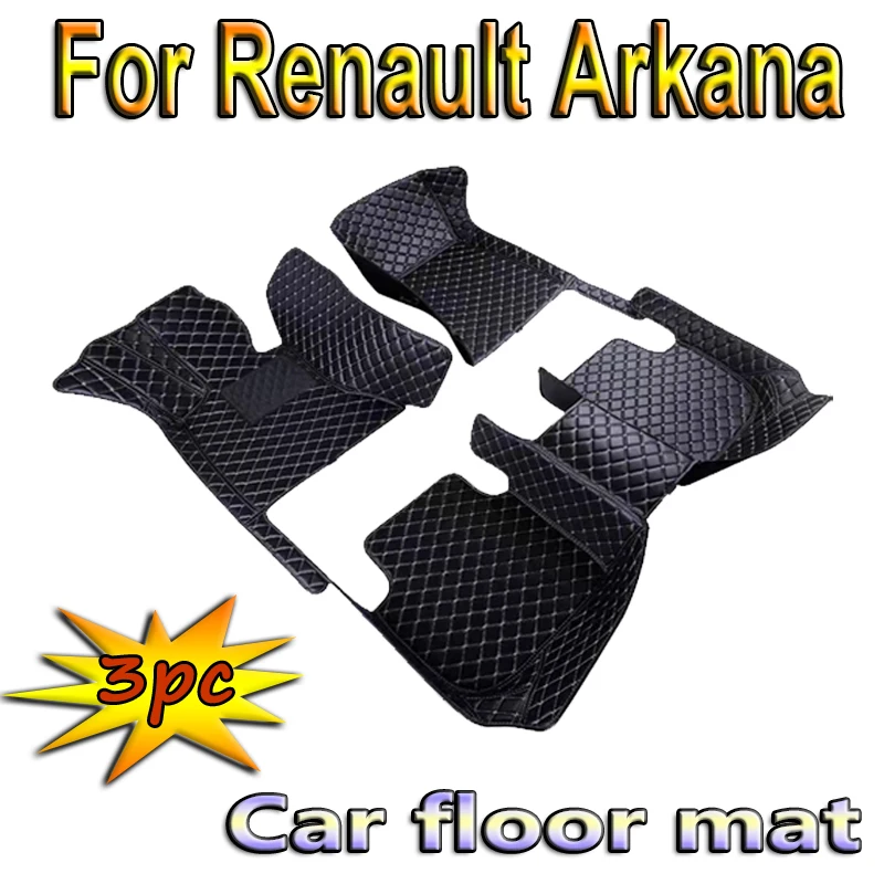 Car Floor Mats For Renault Arkana Samsung XM3 2020 2021 2022 2023 5seat Waterproof Pads Car Mats Full Set Carpet Car Accessories