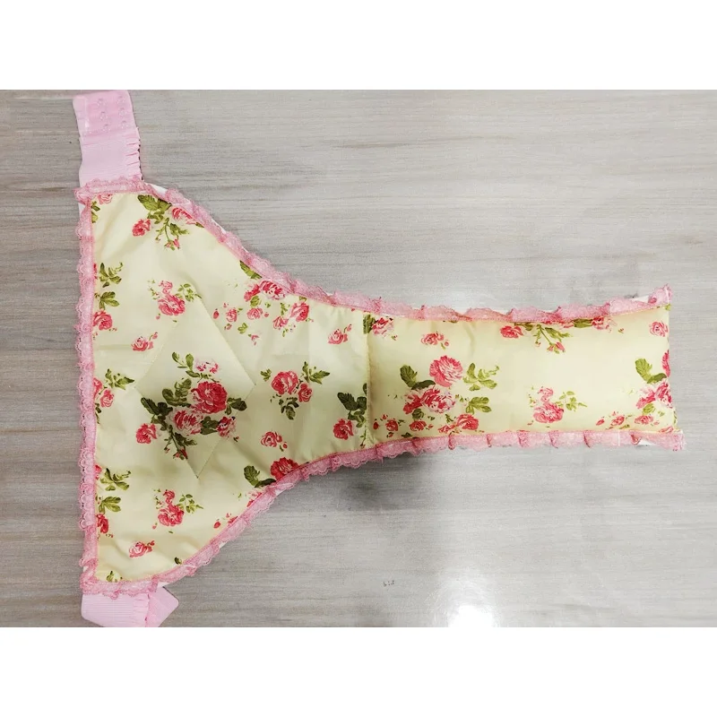 

Size Big Soft Puffy Man's Floral Panties Cotton Blended Padding Briefs Handmade