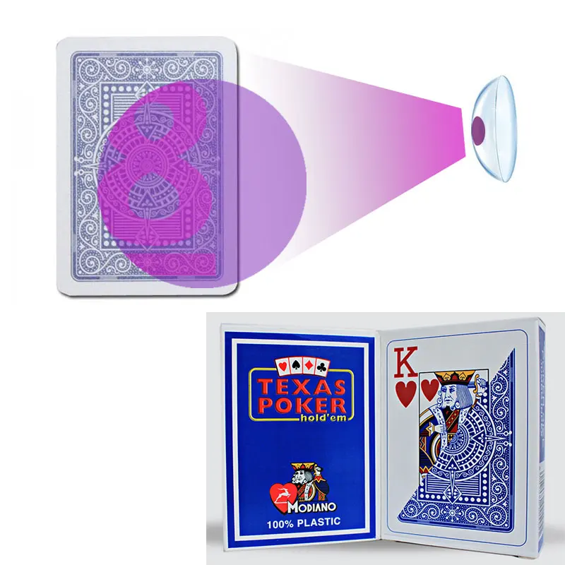

Marked Cards For Infrared Contact Lenses Modiano Texas Poker Anti Cheating Playing Card Game Tricks