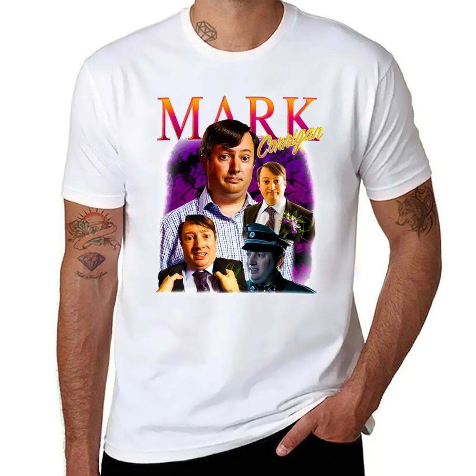

Mark-Corrigan-From-Peep-Show-Homage T-Shirt funny t shirts dark humor man t shirts for men casual T-Shirt