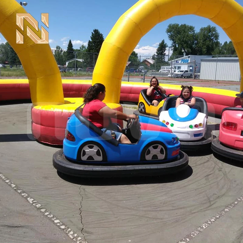 

24V 2-Seater Indoor/Outdoor Bumper Car Battery Operated Dodgems for Amusement Park & School Playgrounds