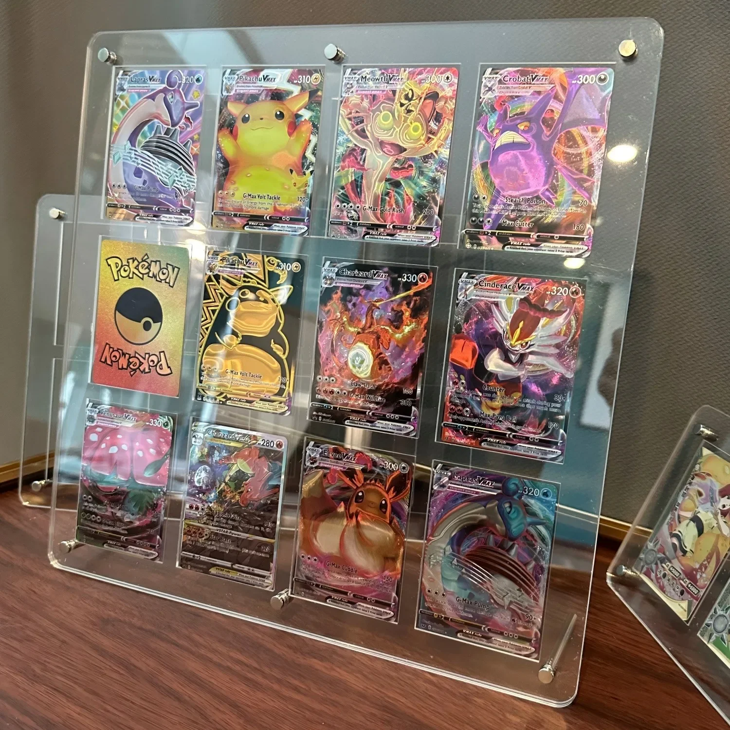 1-12 Slot Transparent Acrylic Display Stand Card suitable Dustproof Protector Photo Frame for Pokemon NARUTO One Piece TCG card - view 6