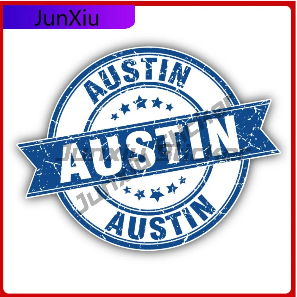 

Austin Creative Sticker Travel Stamp Car Decal Bumper Stickers Cool Style Window Use For Helmet Side Automotive Decor Anti Sc