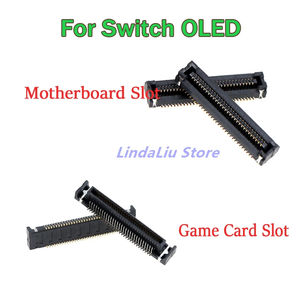 

50pcs Original Game Card Slot For Nintendo Switch OLED Motherboard Socket Port Jack Socket For NS Oled