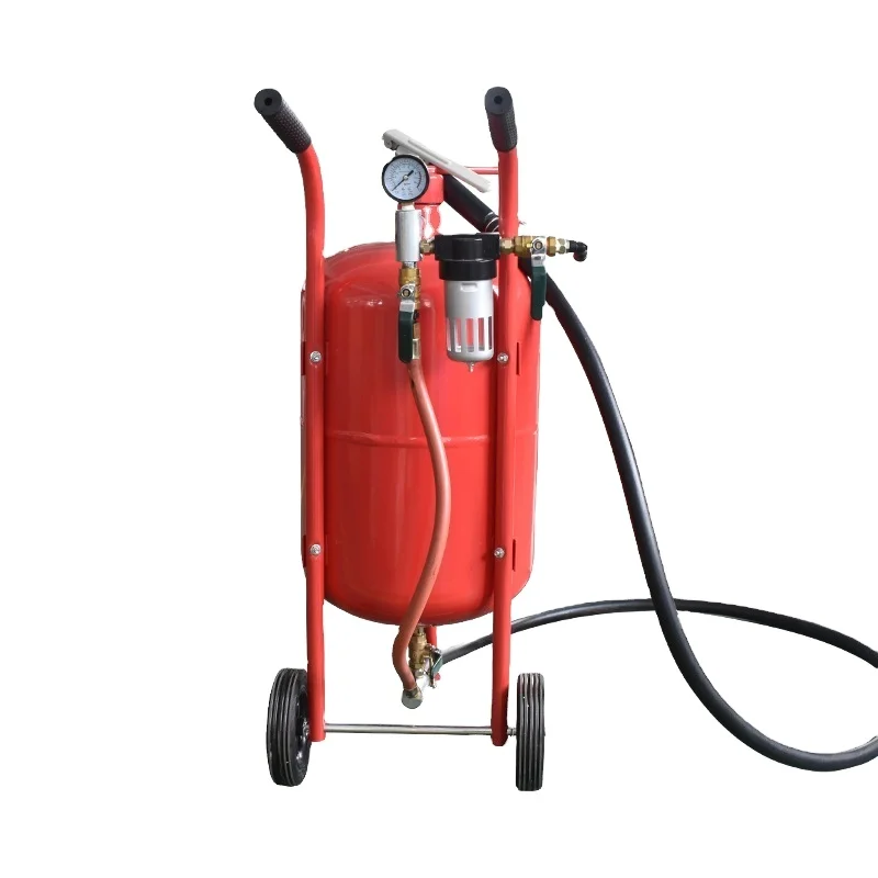 

Portable 10-Gallon Sand Blasting Tank with High-Pressure Cleaner for Burnishing Engine Core Component