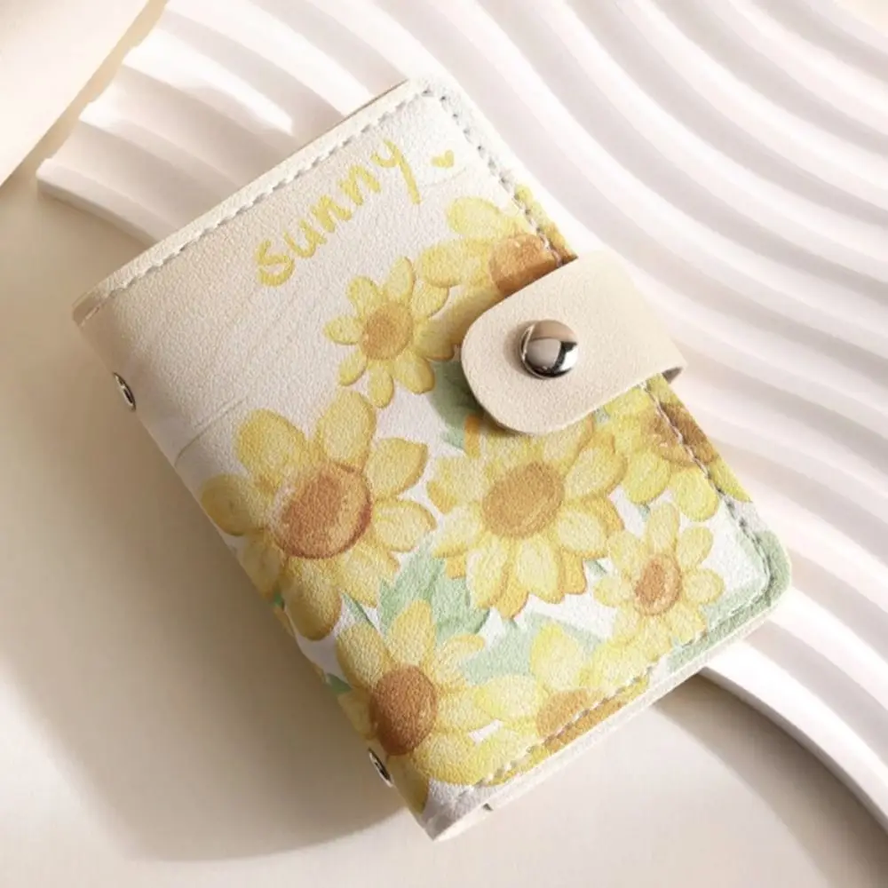 ID Bank Kreditkarte Vintage Floral Karte Tasche Große Kapazität Karte Abdeckung Ölgemälde Karte Halter PU Leder Sanft