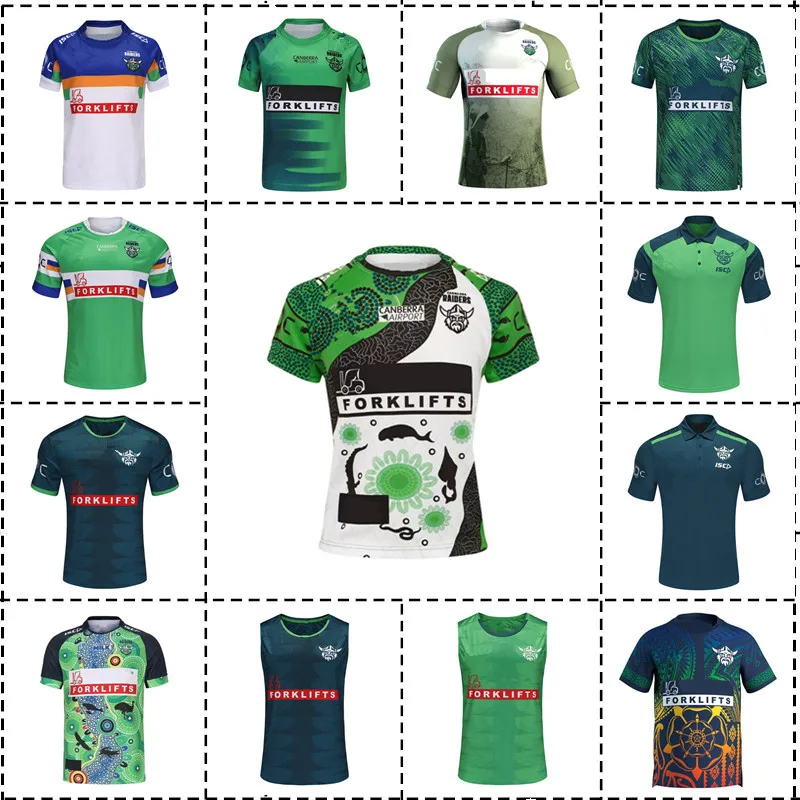 2025 Raiders Home / Away / السكان الأصليين / Anzac / قميص الرجبي للتدريب مقاس S--5XL جودة مثالية مريحة للتنفس! #1