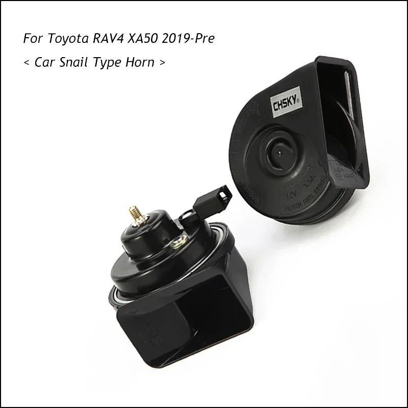 Car Snail Type Horn For Toyota RAV4 2014 2015 2016 2017 2018 2019 2020 2021 2022 2023 Accessories