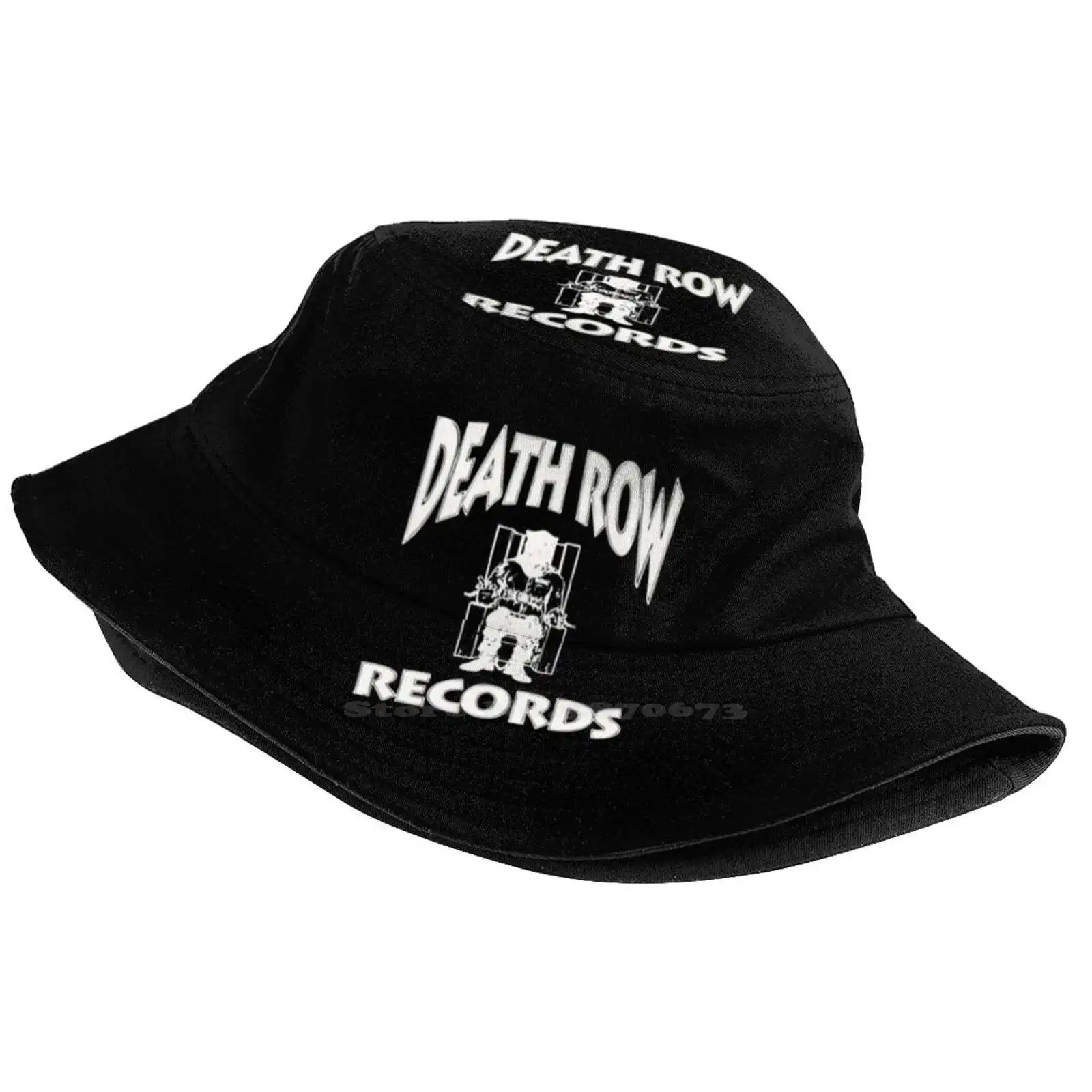 Death Row Record Unisex Fisherman Hats Bucket Hats Death Row Record Records Trending Novelty West Coast East 90S Hip Hop Dre