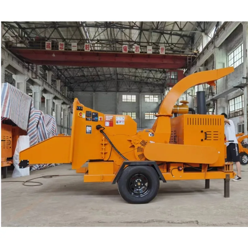 Wood Chipper Crushing Hammer Mill Shredder Diesel Engine Wood Chipper Shredder Wood Chips Grinding Machine for Sale