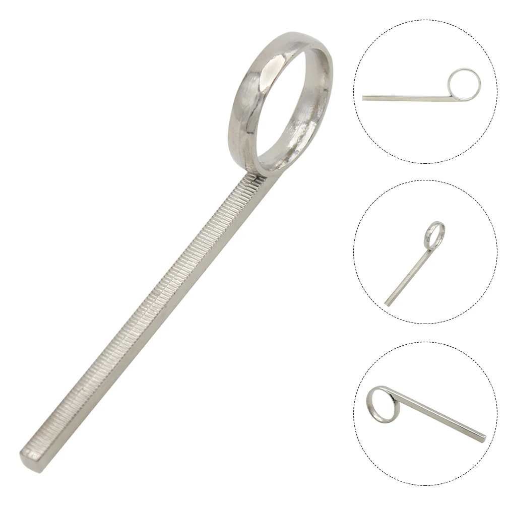 

Small Trumpet Finger Ring Accessories for Musical Instruments Slide Grease Part Alto Metal Pull Rings Lightweight Portable