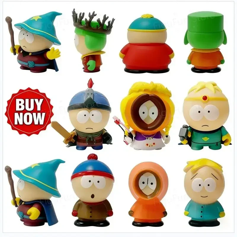 

IN STOCK NEW-hot South Park Anime Figure The Stick of Truth Kenny McCormick Stan Marsh Cute Lovely Dolls American Band Ornaments