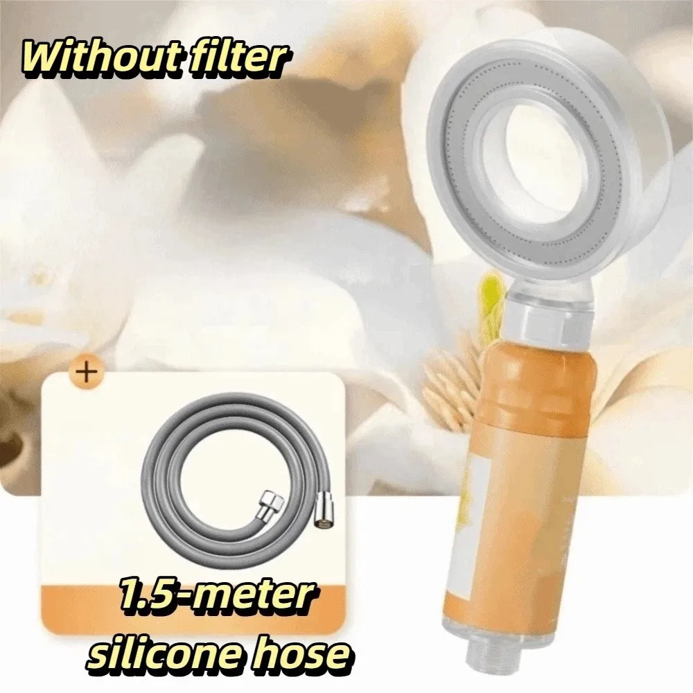 

Built-in Water Filter Pressurized Shower Head Pressurized Design Chlorine Removal Function Shower Head With Water Filter