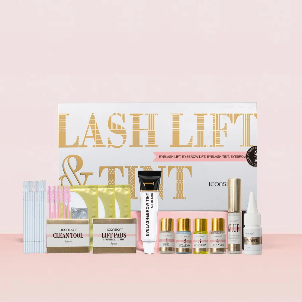 Wenkbrauw Tint Kit Lash Lift En Tint Kit Professionele Wenkbrauw Lamineren Wimper Tillen Perming Wimpers Verf Ogen Make-Up