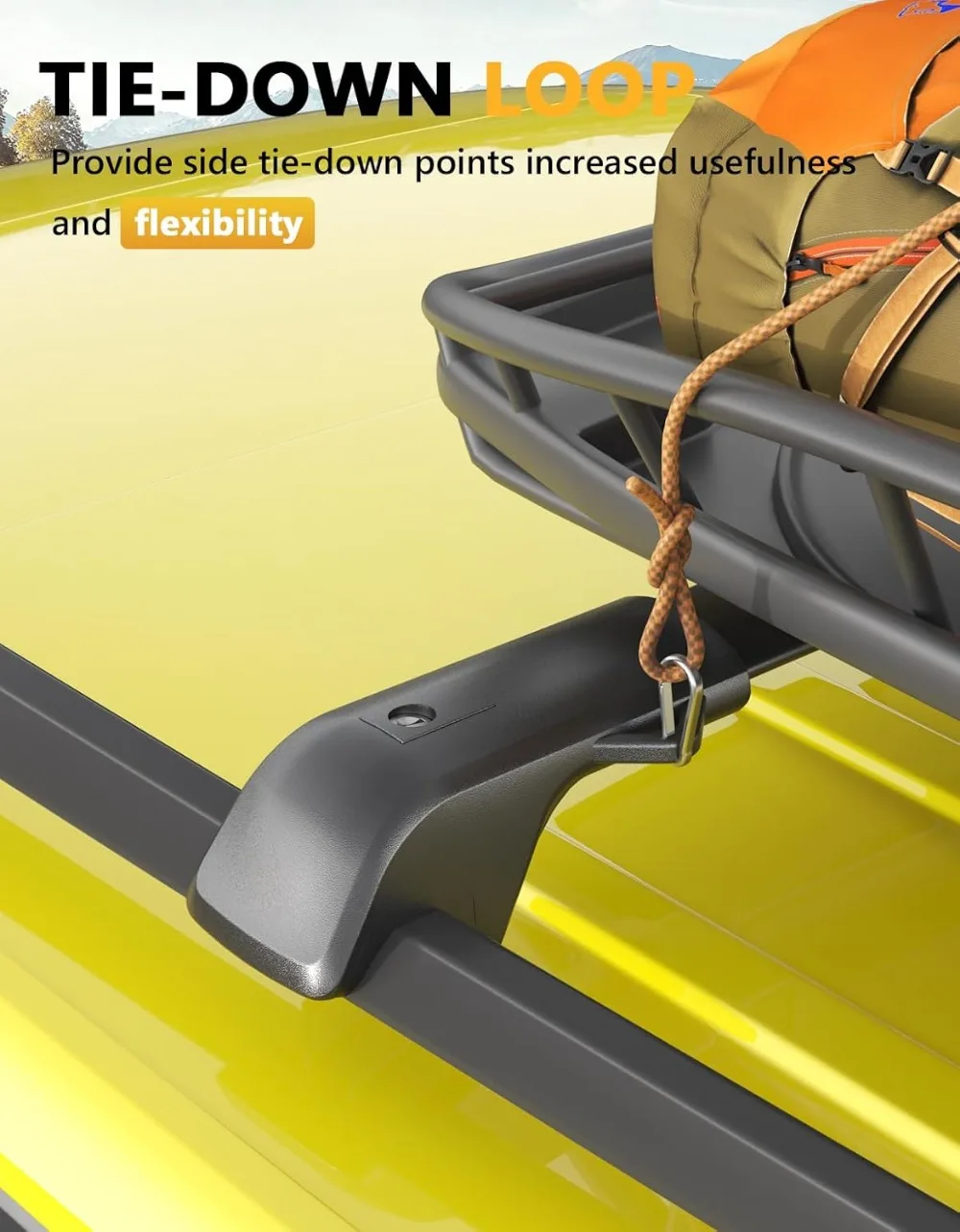 Barras cruzadas de portaequipajes con cerradura de 300 libras para Ford Explorer 2020-2026, portador de carga antirrobo de aluminio resistente