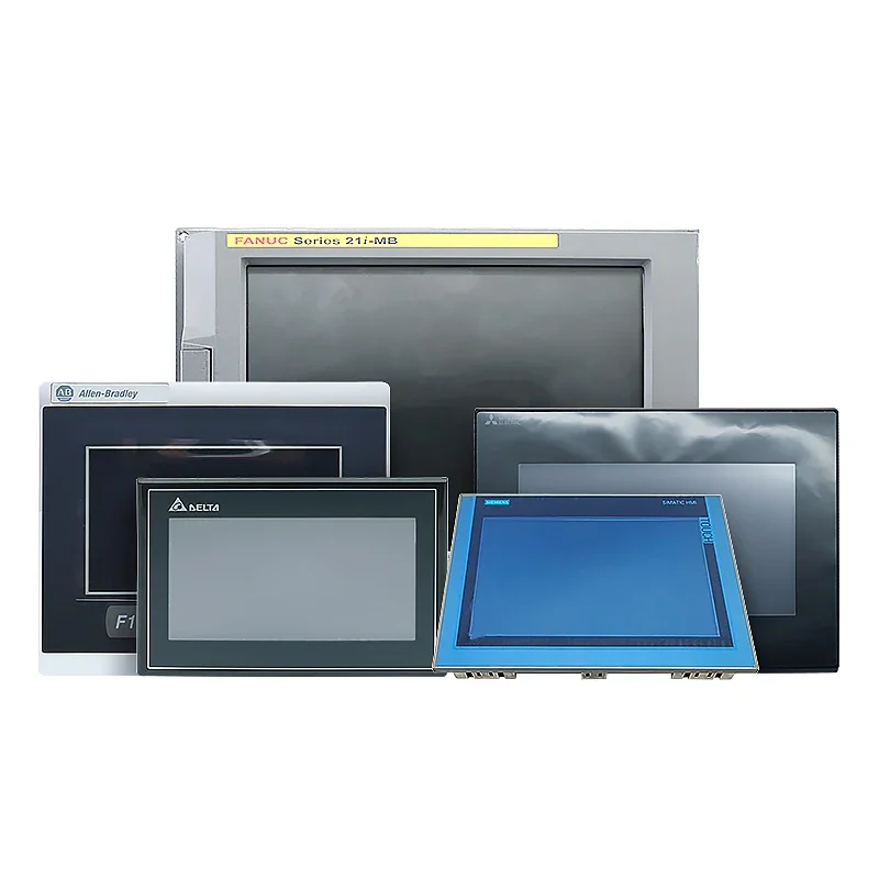 Original Fanuc Mitsubishi 7 10 inch delta siemens hmi plc all in one touch screen panel hmi plc all-in-one