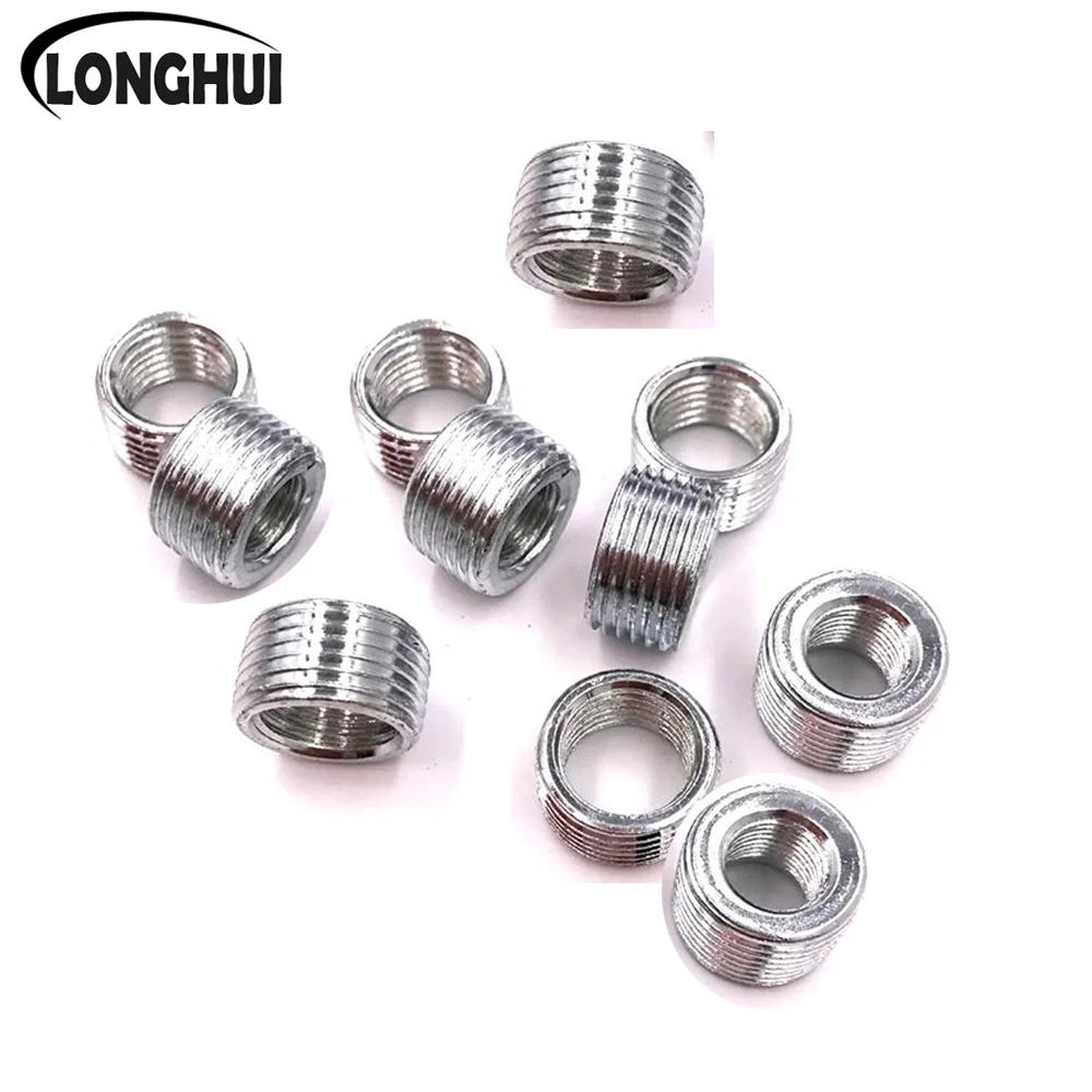 Inside Outside Thread Adapter Screw M4 M6 M8 M10 M12M14 Wire Thread Insert Sleeve Conversion Nut Coupler Convey