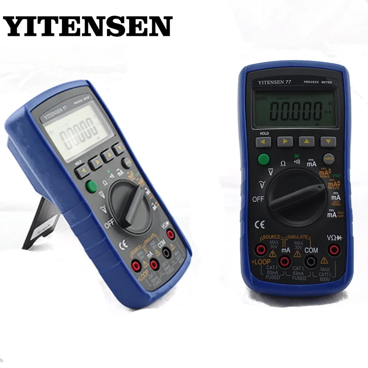 77 High Performance Digital Process Multimeter Safe Pocket Multimeter Pocket-Size Multimeter Process meter 2 in 1