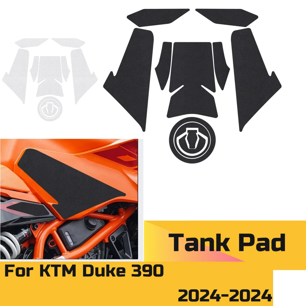 

Для Duke 390 боковые наклейки на топливный бак, водонепроницаемая наклейка для KTM Duke 390 2024 2025, аксессуары для двигателя мотоцикла