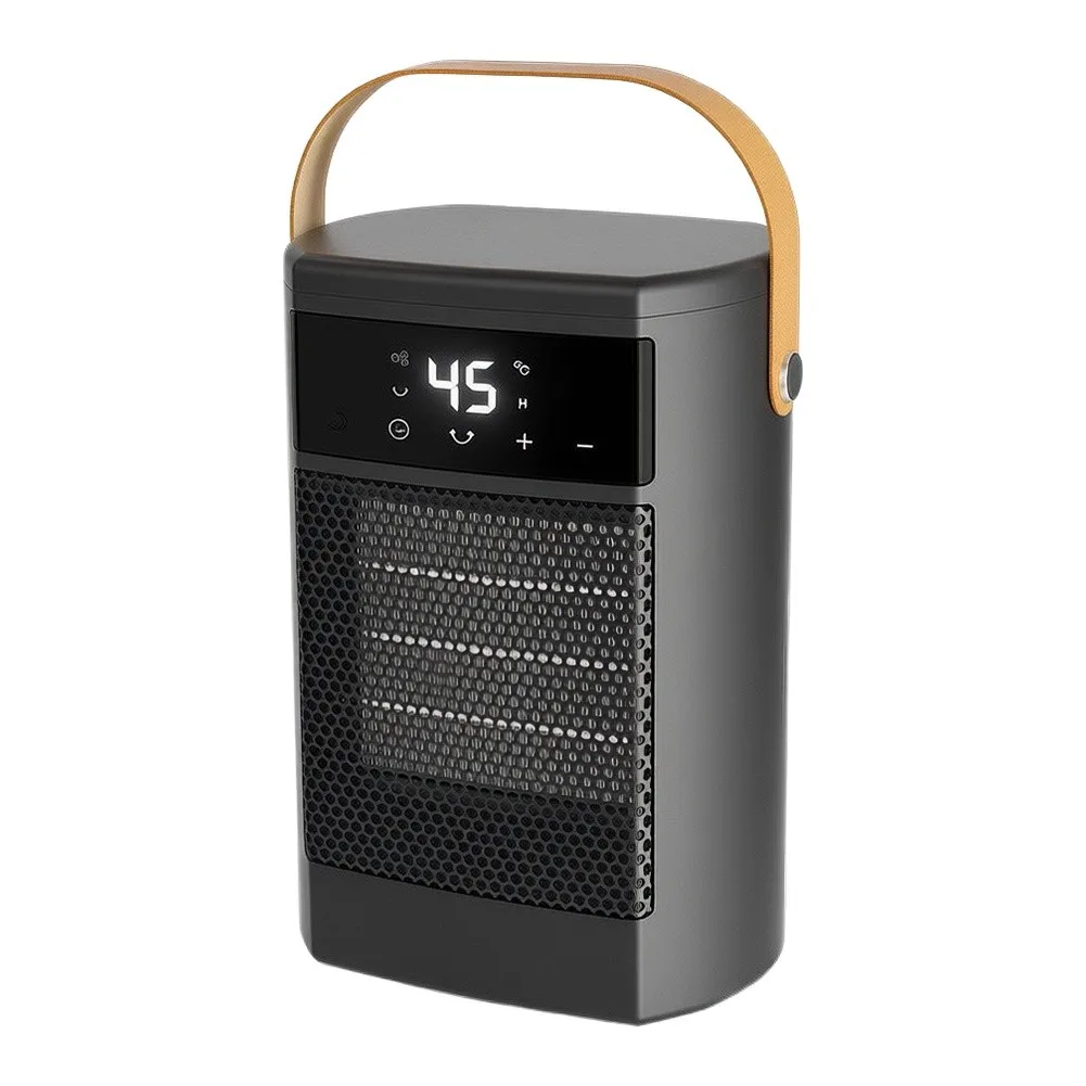 For PTC 1500W Heater Remote Controlled Oscillating Air Distribution Touch Interface Timer Function 1.2m Power Cord