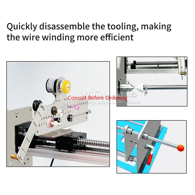 LY FCW-30 Bobina in fibra ottica Avvolgitrice 30 km Lunghezza Rotolo Bobina Larghezza massima 400 mm Diametro 300 mm Compatibile per filo da 0,025 mm