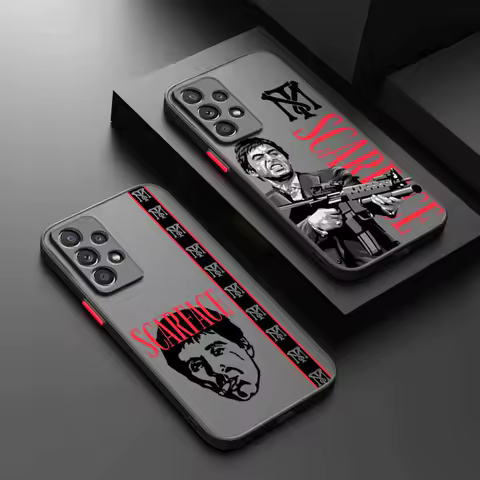 S-scarface Film classic For Samsung A56 A55 A54 A53 A36 A34 A33 A32 A31 A26 A25 A24 A23 A22 A21S A17 A15 A07 Phone Case
