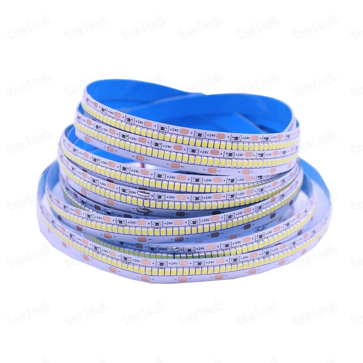 Tira de luces led de alta densidad, 2025 smd, 420 led/m, 24v, 3000k, 4000k, 6000k, cri85 lineal, alto brillo, 20 w/m, 5m