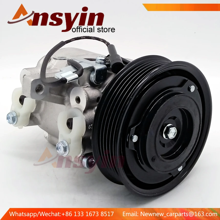 SV07E A/C Compressor For Kubota M126 M135 M6 Tractors 447280-3050 447280-3080 4472803050 4472803080 3P999-00620 3P99900620