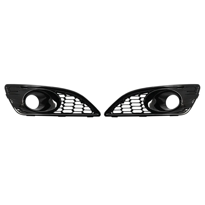 Automotive Perforated Fog Lamp Cover Honeycomb Mesh Grille For Ford Fiesta 2013-2017 C1BB15A298AA C1BB15A299AA Accessories