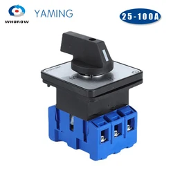 YMD11-T Sereis OFF-ON Panel 3/4P 690V 25/32/40/63/80/100A Isolator Switch Padlock Disconnect With Power Control Replace LW30