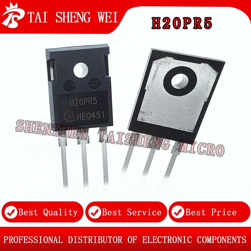 5PCS Brand New IHW20N135R5 H20PR5 Induction Cooker Common IGBT Single Tube 20A1350V TO-247