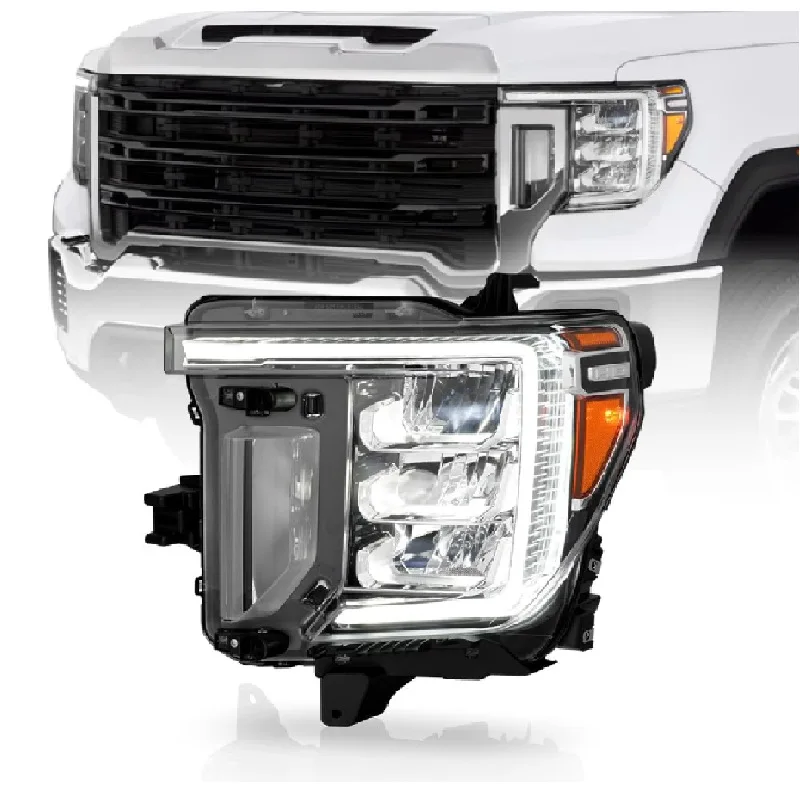 

Applicable for GMC 2020-2023 Sierra 2500 3500 HD Headlight Left + Right 86788465 86788466