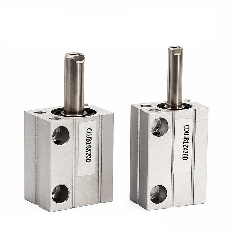 

CUJB/CDUJB6/8/10 Bore 6mm 8mm 10mm Stroke 4/6/8/10/15/20/25/30mm Small Pneumatic Free Installation Cylinder CDUJB6-4D