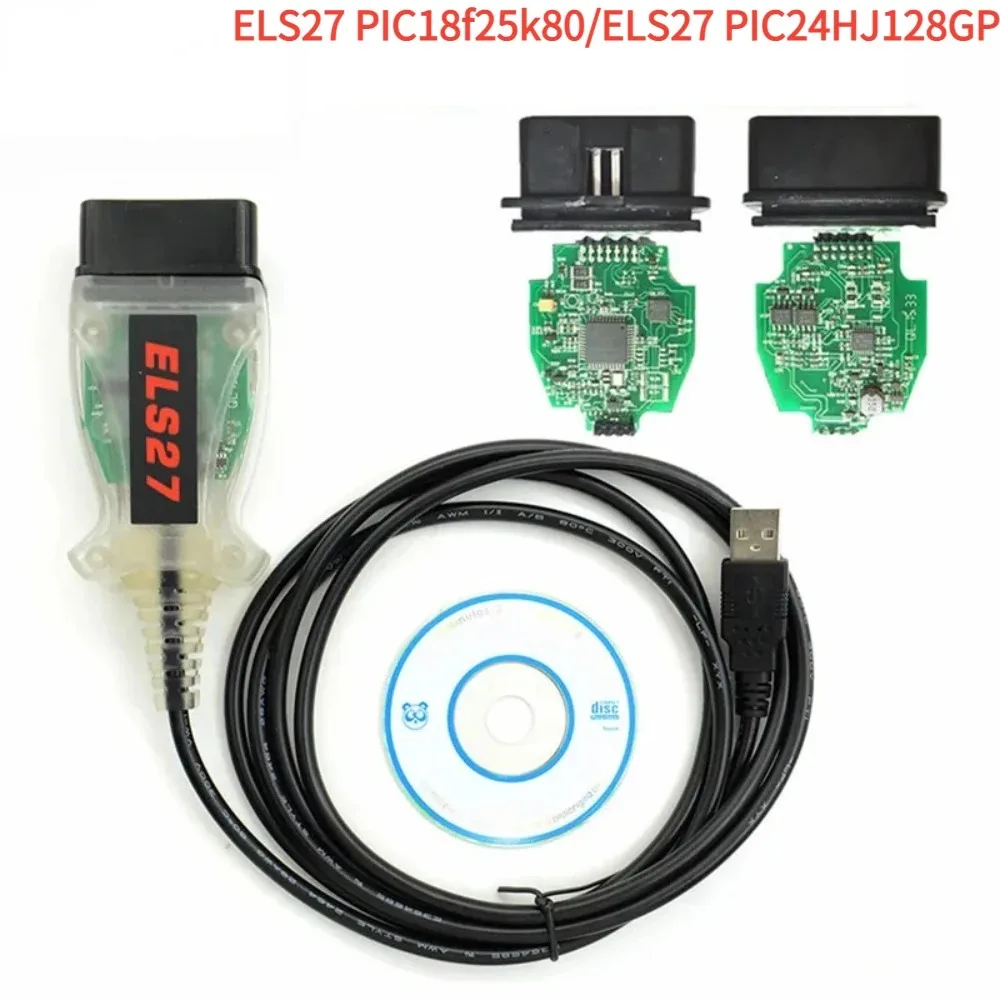 ELS27 FORScan V2.3.8 OBD2 Scanner PIC24HJ128GP FTDI Mircochip Diagnostic Cable for Ford/Mazda/Lincoln/Mercury Vehicles Code Read