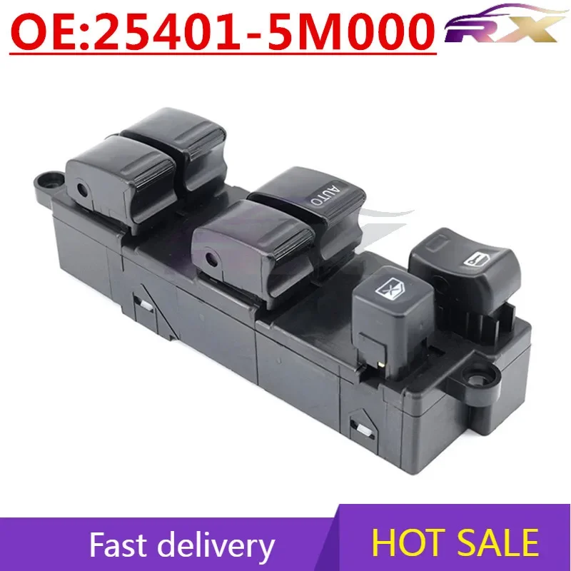 NEW25401-5M000 Left Drive Power Window Master Control Switch For Nissan Pathfinder