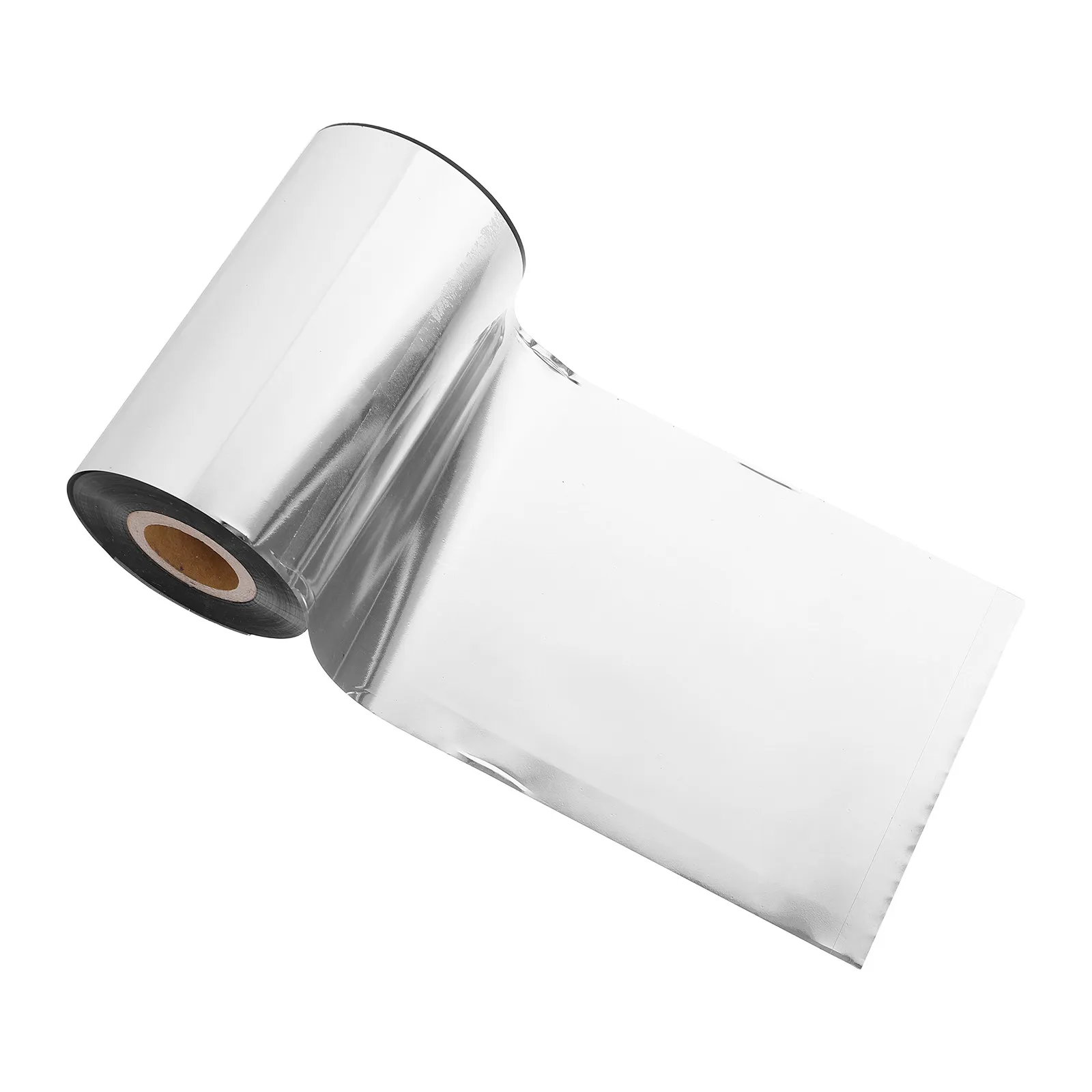 1Roll Wax Thermal Transfer Printer Ribbon Enhanced Label Ribbon Black Barcode Printing Ribbon for Logistics Label Machine