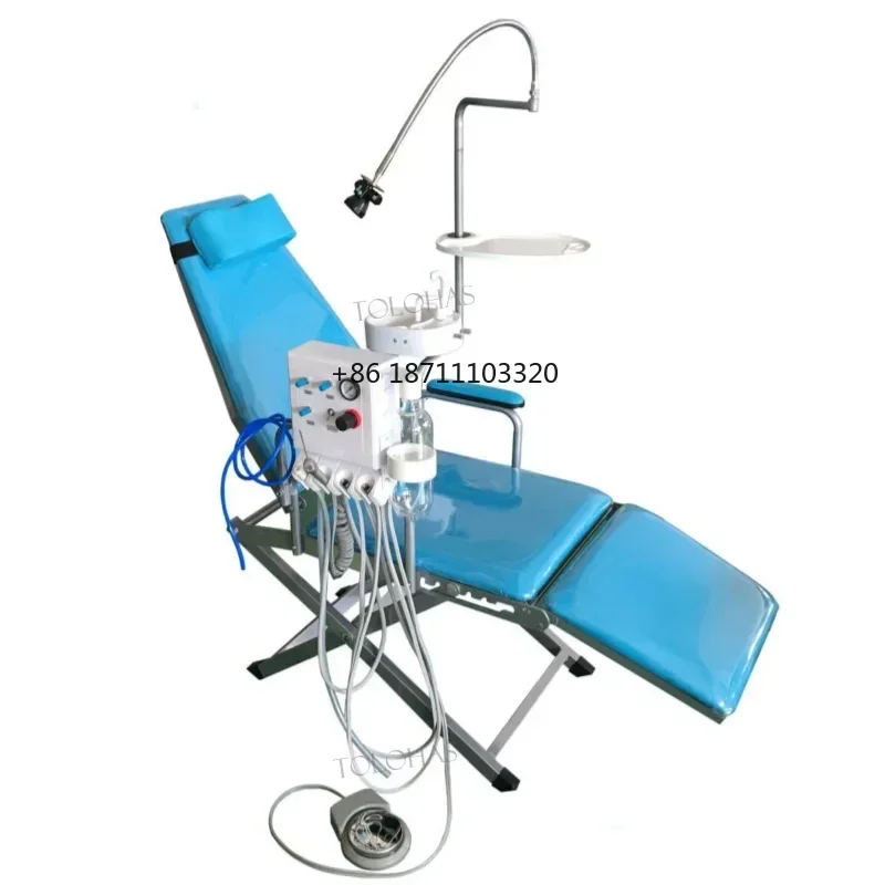 

LHMC8 Dental Clinic Foldable Dental Unit Medical Luxury Type Dental Folding Chair With Turbine