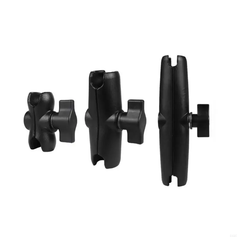 حامل دعم مقبس مزدوج E65C لحامل جبل هاتف دراجة نارية مع محول كرة مزدوج مقبس مقبس مزدوج مقبس جبل